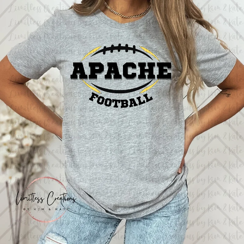 Custom Football Jerseys For Competitive Schools-Apache Football Shirt