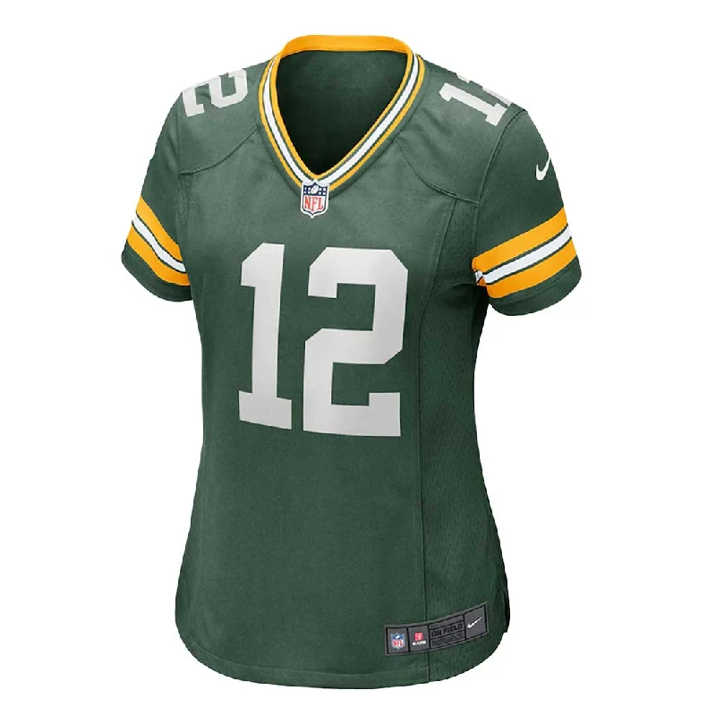 Football Jerseys With Custom Branding-Fanatics - Women's Green Bay Packers Aaron Rodgers No.12 Game Jersey (67NW GPGH 7TF 2NA)