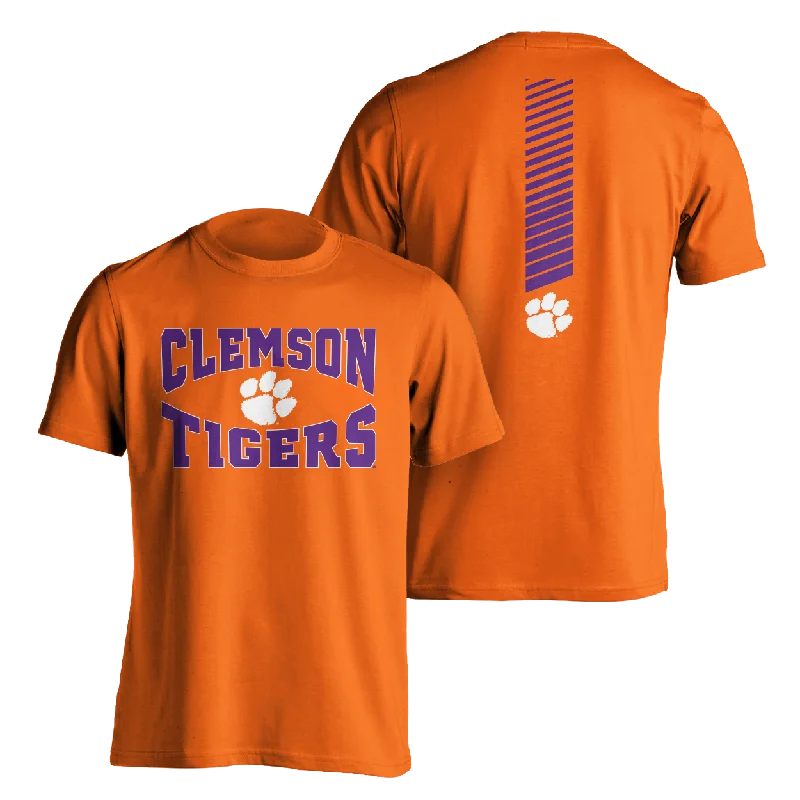 Basketball Jerseys For Fun & Leisure Activities-Clemson Basketball Stripe T-Shirt