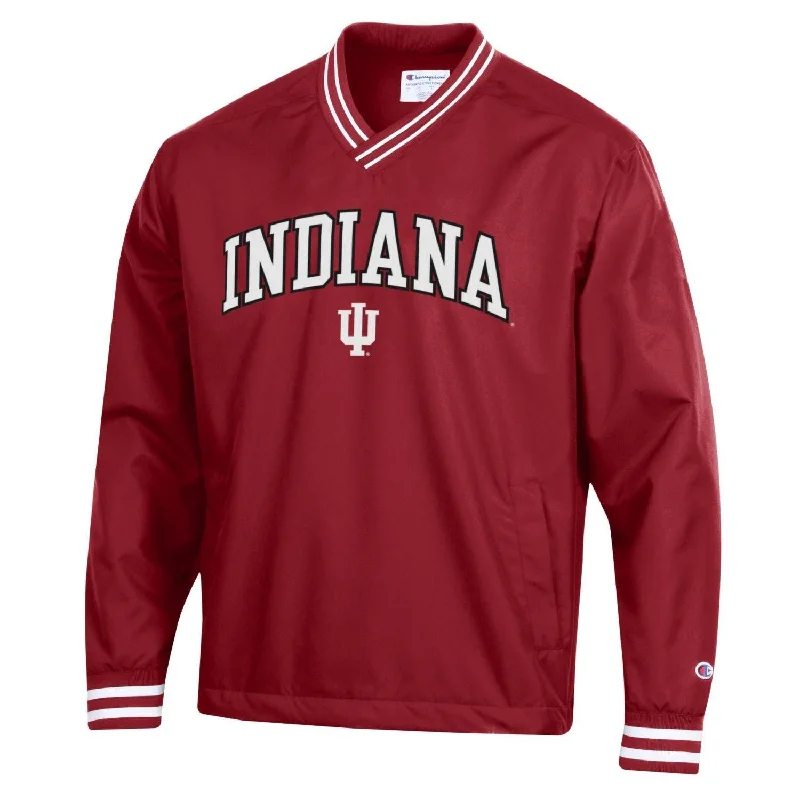 Custom Football Jerseys With Graphics & Emblems-Indiana Hoosiers Men's Champion Scout Jacket