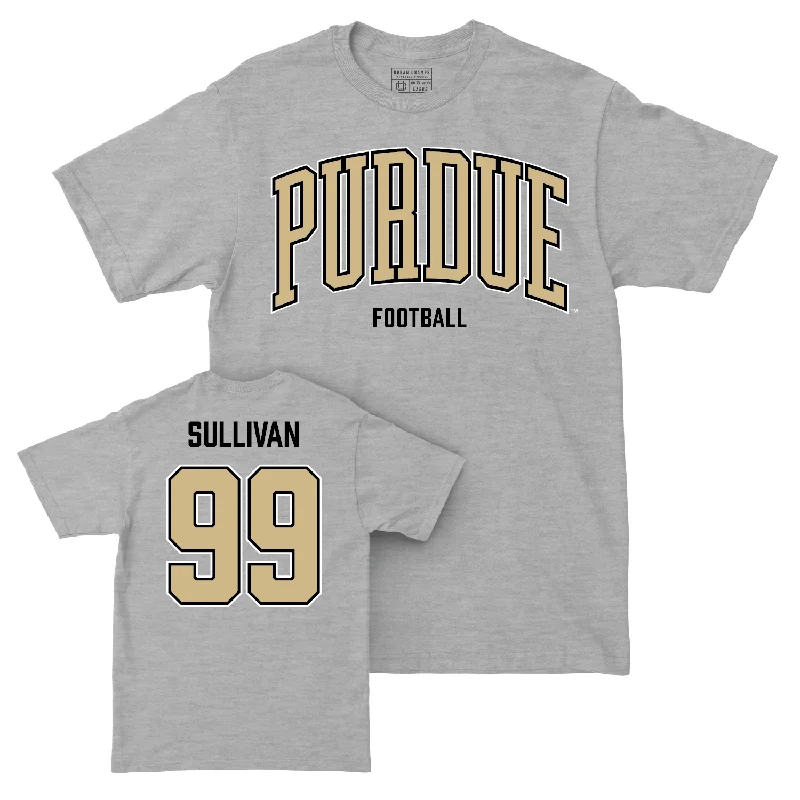 Personalized Football Jerseys For Schools-Football Sport Grey Arch Tee - Jack Sullivan | #99