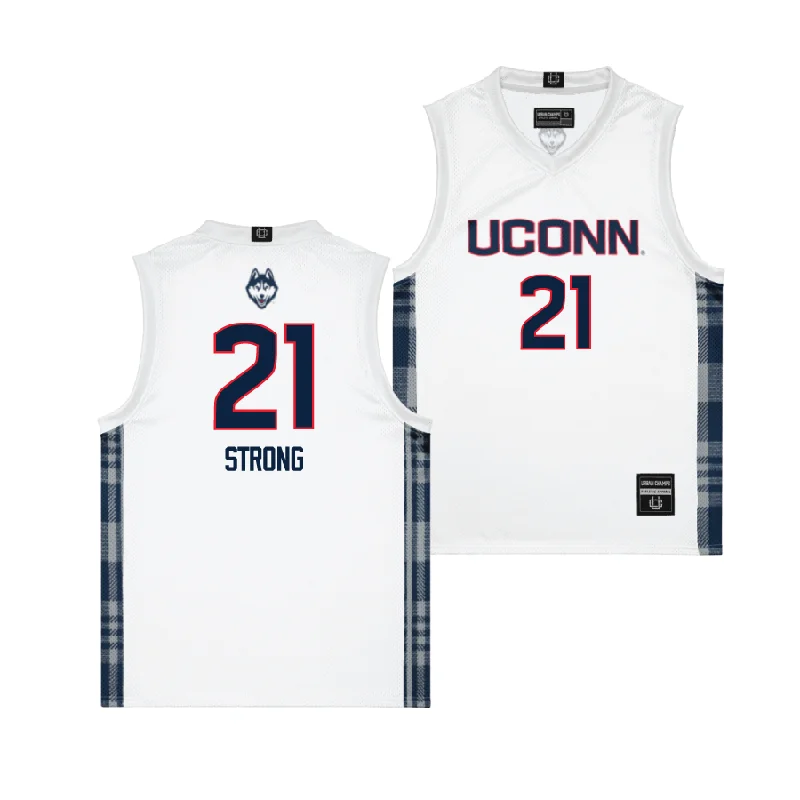 Basketball Jerseys With Player Names & Numbers-EXCLUSIVE: UConn Winter Edition Basketball Jersey  - Sarah Strong