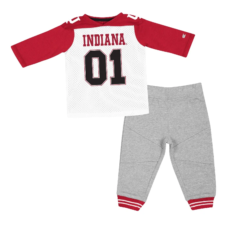 Personalized Football Jerseys For Team Traditions-Indiana Hoosiers Infant Football Set