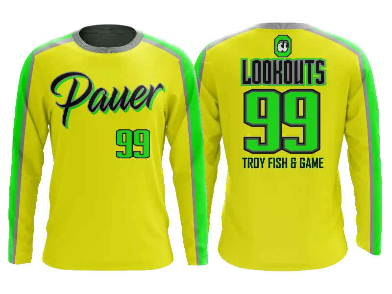 Personalized Basketball Jerseys For Player Recognition-CREW LONG SLEEVE SPORT