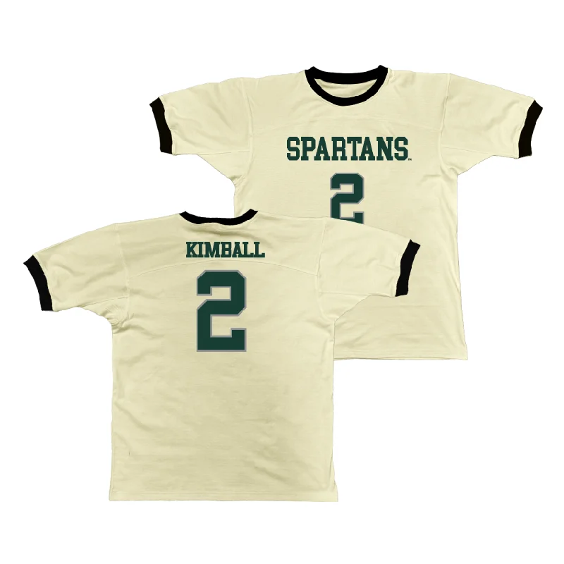 Basketball Jerseys With Custom Branding-MSU Retro Ringer Tee - Abbey Kimball