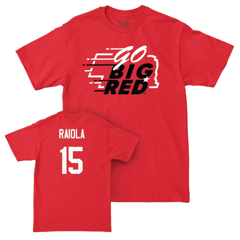 Personalized Football Jerseys For Player Recognition-Red Football GBR Tee  - Dylan Raiola