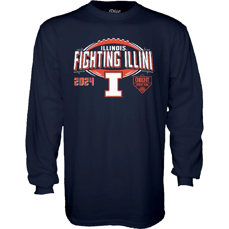 Football Jerseys For Promotional Campaigns-Illinois Football Shirt Cheez-It Citrus Bowl