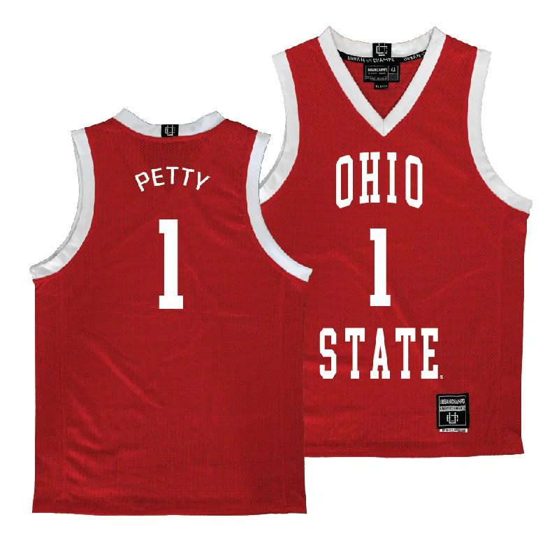 Basketball Jerseys For Fun & Leisure Activities-Ohio State Women's Red Basketball Jersey  - Ajae Petty