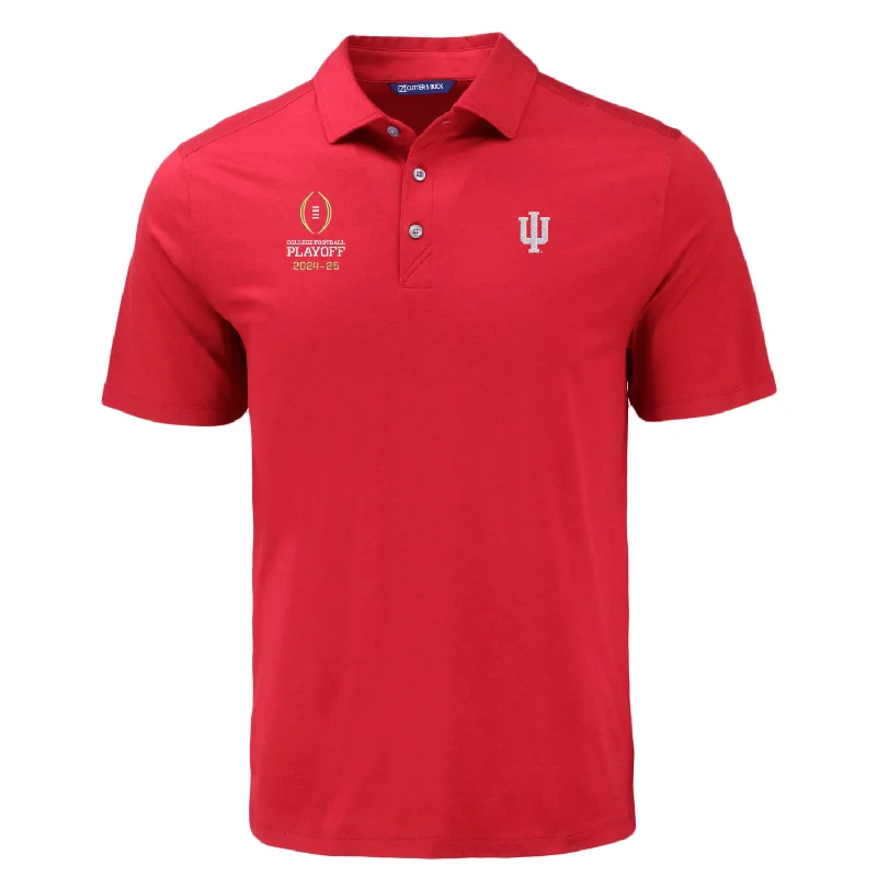 Custom Football Jerseys For Special League Events-Indiana Hoosiers College Football Playoff Red Men's Polo