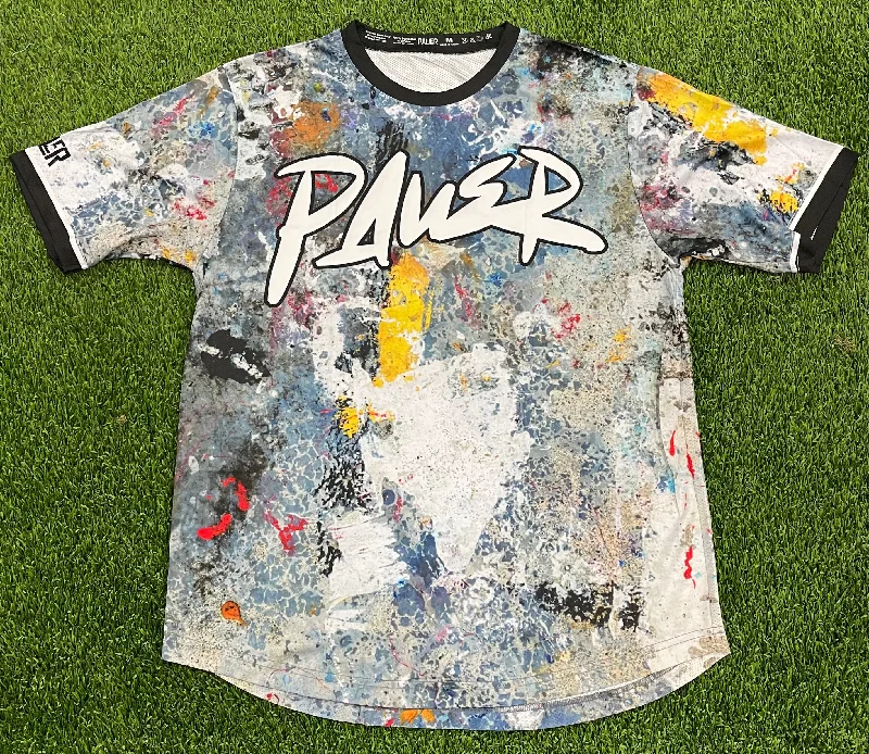 Basketball Jerseys With Player Names & Numbers-Pauer Splatter Graffiti Jersey