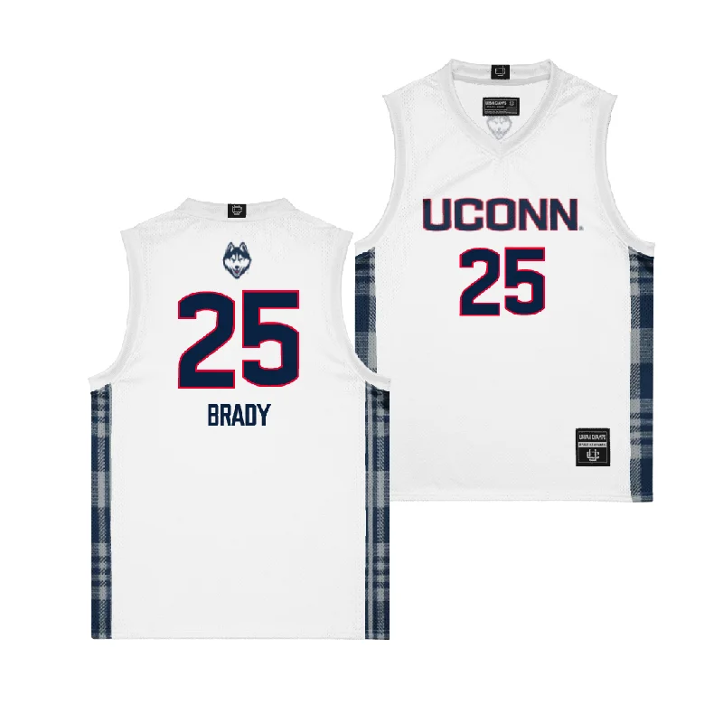 Basketball Jerseys For Fun & Leisure Activities-EXCLUSIVE: UConn Winter Edition Basketball Jersey - Ice Brady | #25