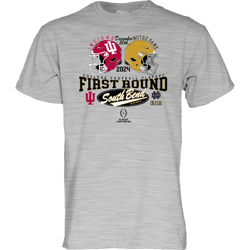 Personalized Football Jerseys For Competitive Teams-Indiana Notre Dame First Round CFP T-Shirt