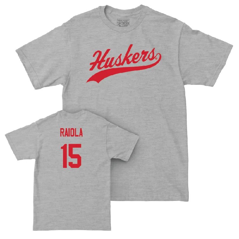 Personalized Football Jerseys For Player Appreciation-Sport Grey Football Script Tee  - Dylan Raiola