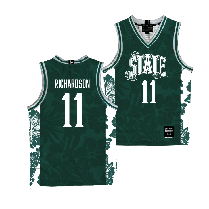 Personalized Basketball Jerseys For Event Marketing-EXCLUSIVE: Michigan State Maui Men's Basketball Jersey  - Jase Richardson