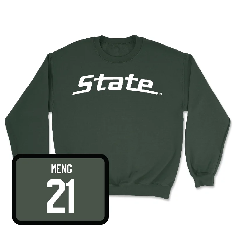 Custom Basketball Jerseys For Team Sponsorship-Green Women's Basketball State Crew - Mary Meng