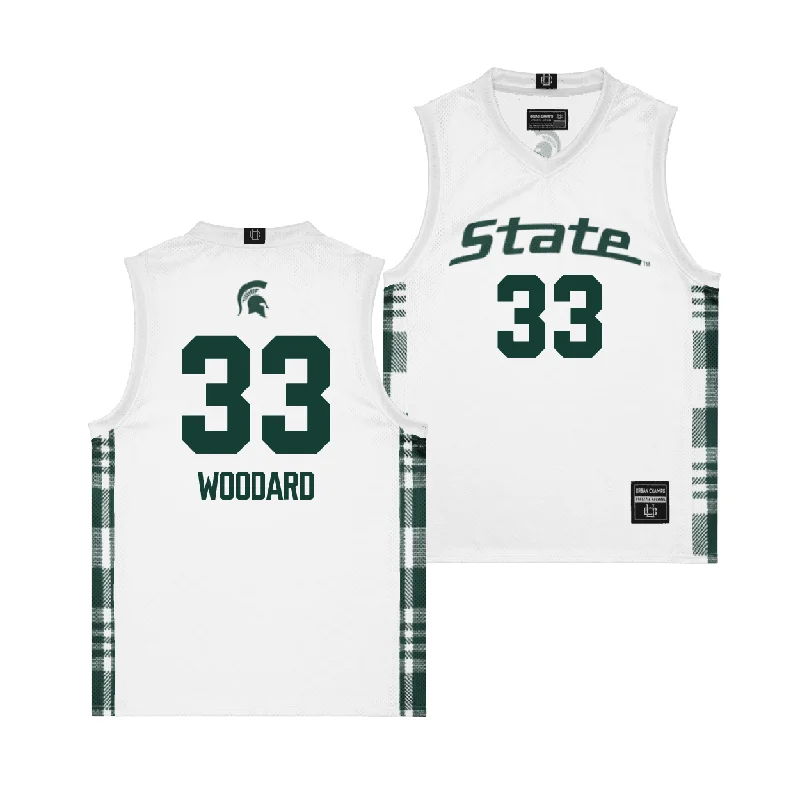 Basketball Jerseys For Team Celebrations & Recognitions-EXCLUSIVE: MSU Winter Edition Basketball Jersey  - Juliann Woodard