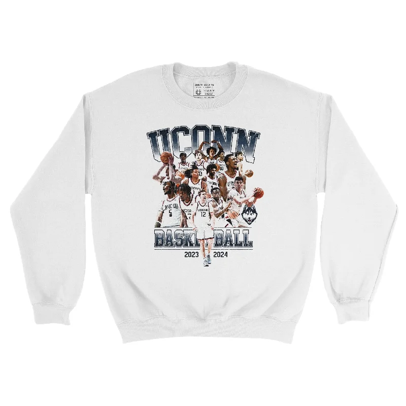 Personalized Basketball Jerseys-EXCLUSIVE RELEASE: UConn MBB Team Crew 23-24