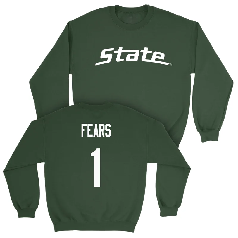 Personalized Basketball Jerseys For Special Guests-Green Men's Basketball State Crew   - Jeremy Fears