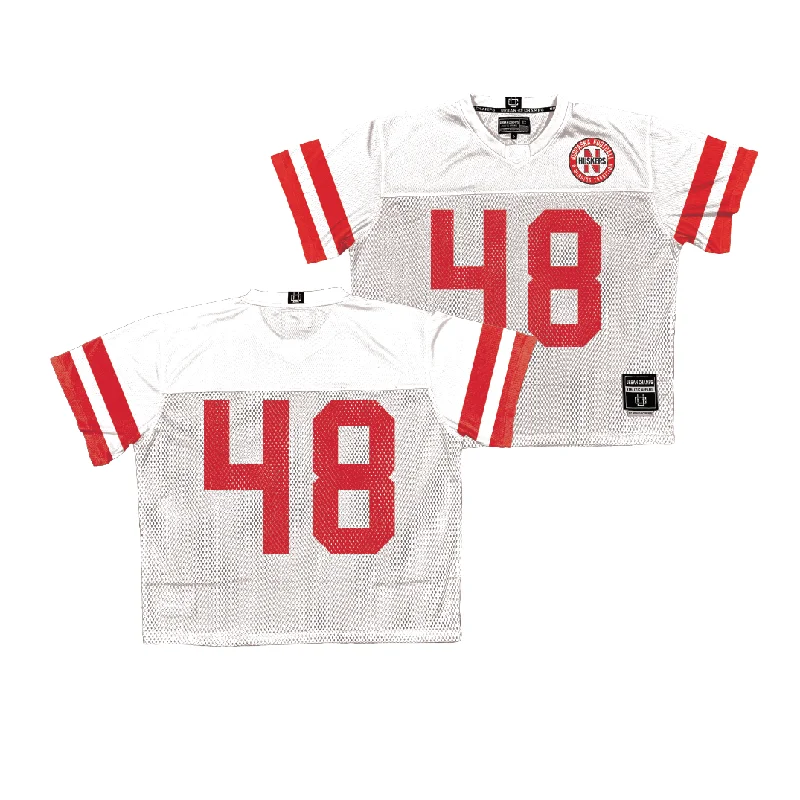 Football Jerseys For Corporate Sports Events-Nebraska Throwback Football Jersey - Cayden Echternach