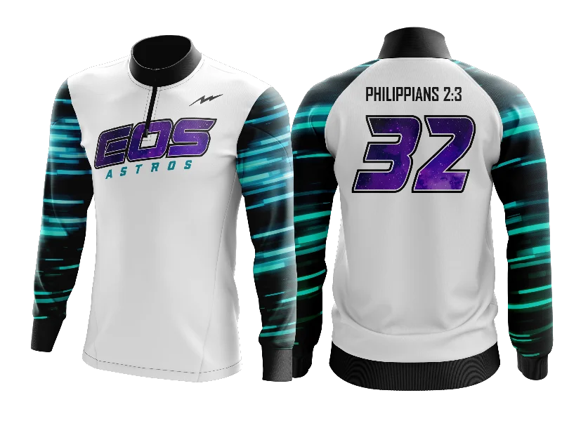 Customizable Basketball Jerseys-LONG SLEEVE BATTING JACKETS