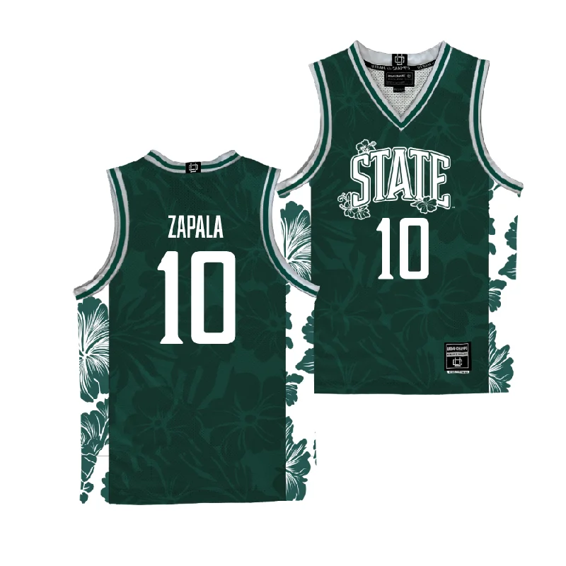 Personalized Basketball Jerseys For School Competitions-EXCLUSIVE: Michigan State Maui Men's Basketball Jersey  - Szymon Zapala