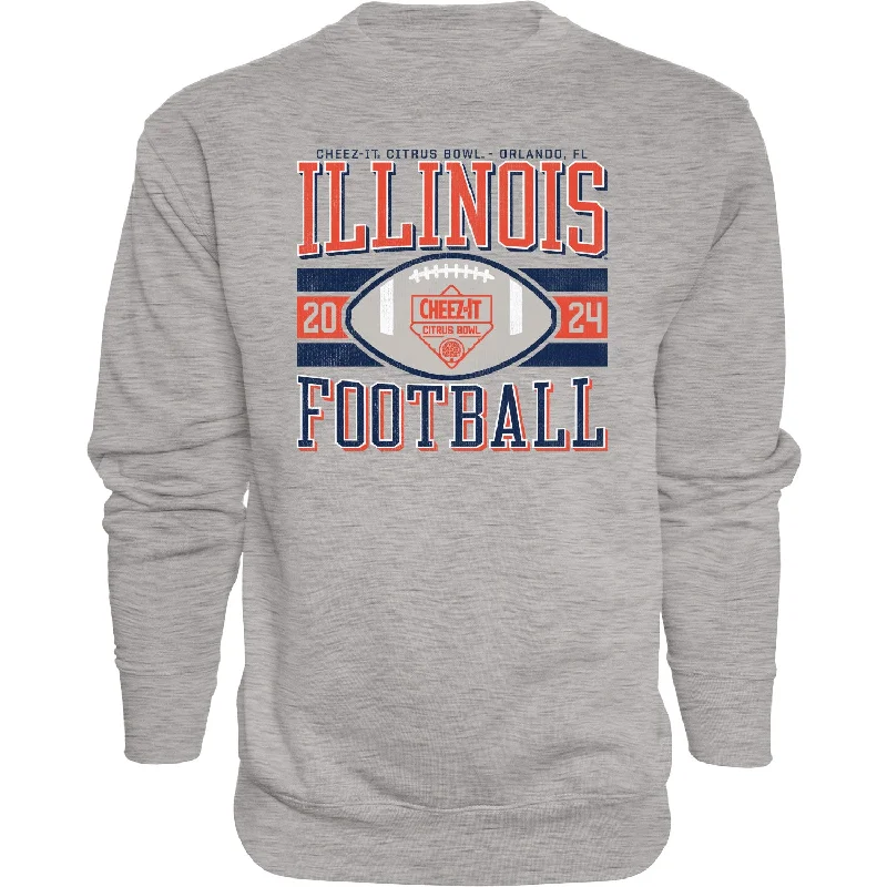 Football Jerseys For Family Events-Illinois Football Cheez-It Citrus Bowl Sweatshirt