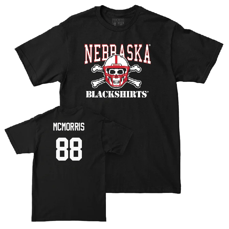 Football Jerseys For Team Anniversaries-Football Black Blackshirts Tee  - Isaiah McMorris