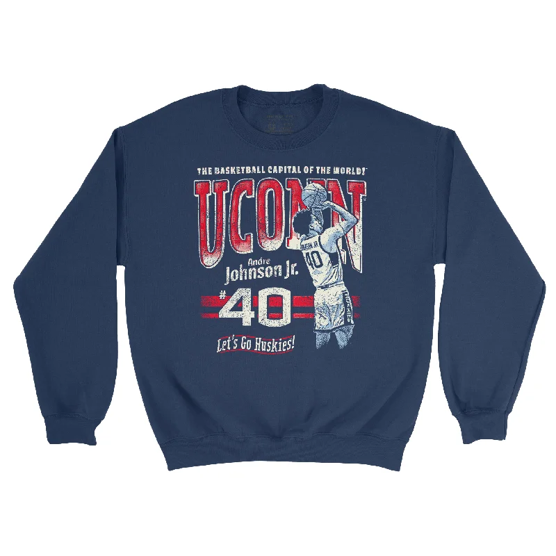 Personalized Basketball Jerseys For Special Recognitions-UConn MBB - Slam Series Crew