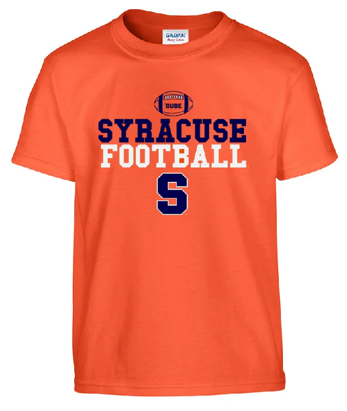 Custom Football Jerseys With Bold Fonts-Youth 'Cuse Football Tee