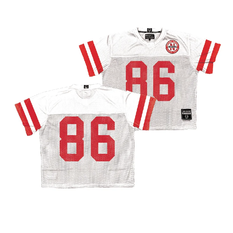 Football Jerseys For Local Supporter Events-Nebraska Throwback Football Jersey - Aj Rollins