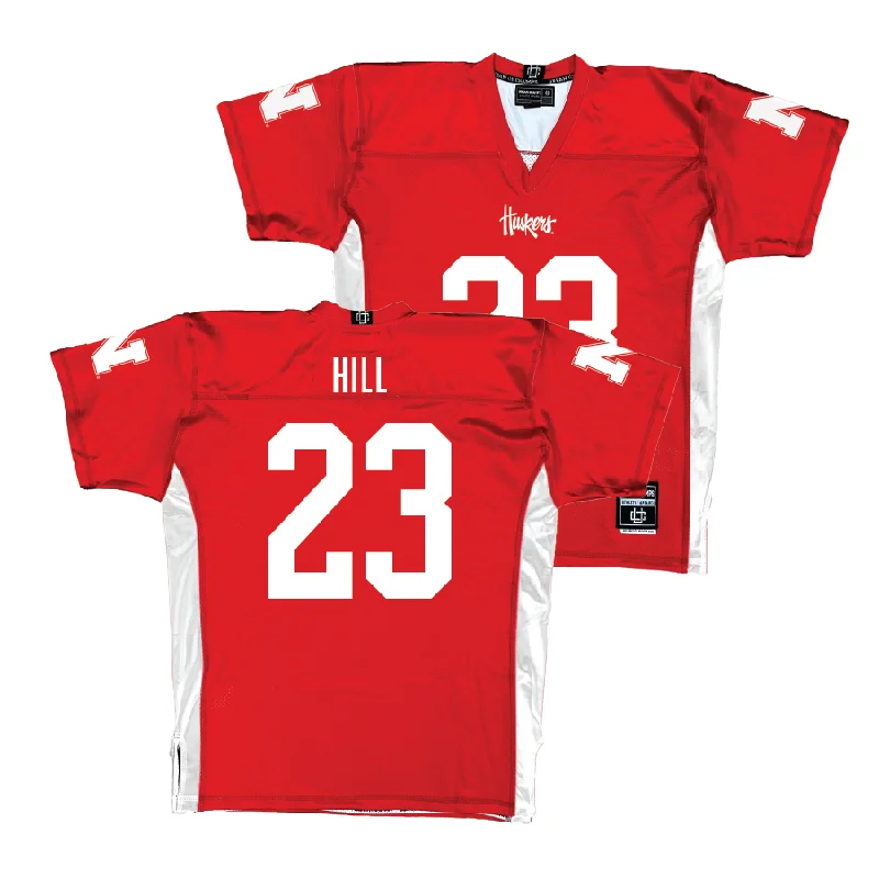 Custom Football Jerseys For Social Gatherings-Red Nebraska Football Jersey  - Blye Hill