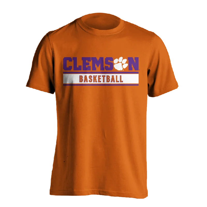 Personalized Basketball Jerseys For Fan Customization-Clemson Basketball Tee | MRK Exclusive - Orange