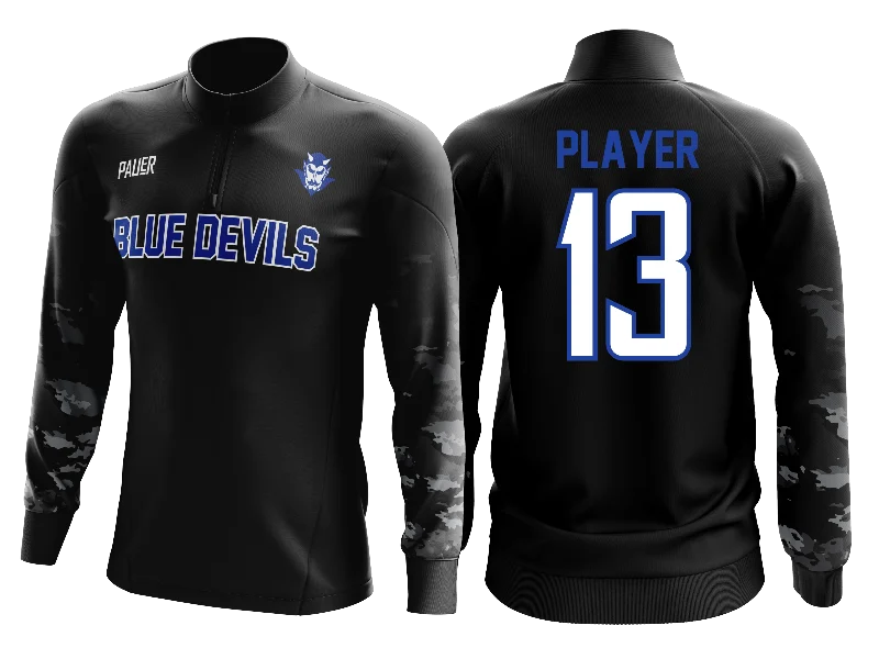 Custom Basketball Jerseys With Bold Graphics-1/4 ZIP LONGSLEEVE SIDELINE PULLOVER