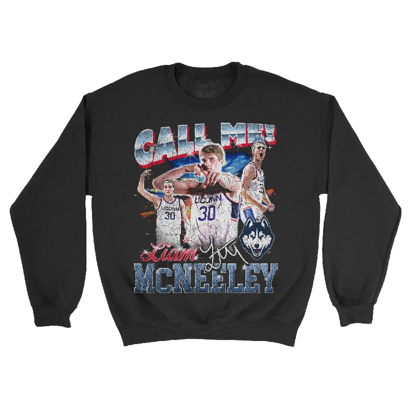 Personalized Basketball Jerseys For Holiday Season-EXCLUSIVE RELEASE: Liam McNeeley 90s Retro Black Crew