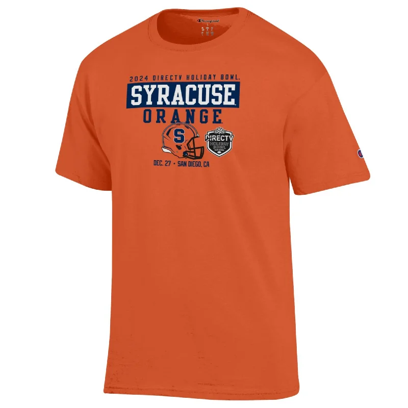 Football Jerseys For Special Team Events-Champion Syracuse Football Holiday Bowl 2024 Tee