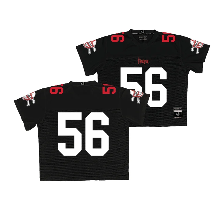 Custom Football Jerseys For Group Orders-Nebraska Throwback Black Football Jersey - Maurice Mazzccua