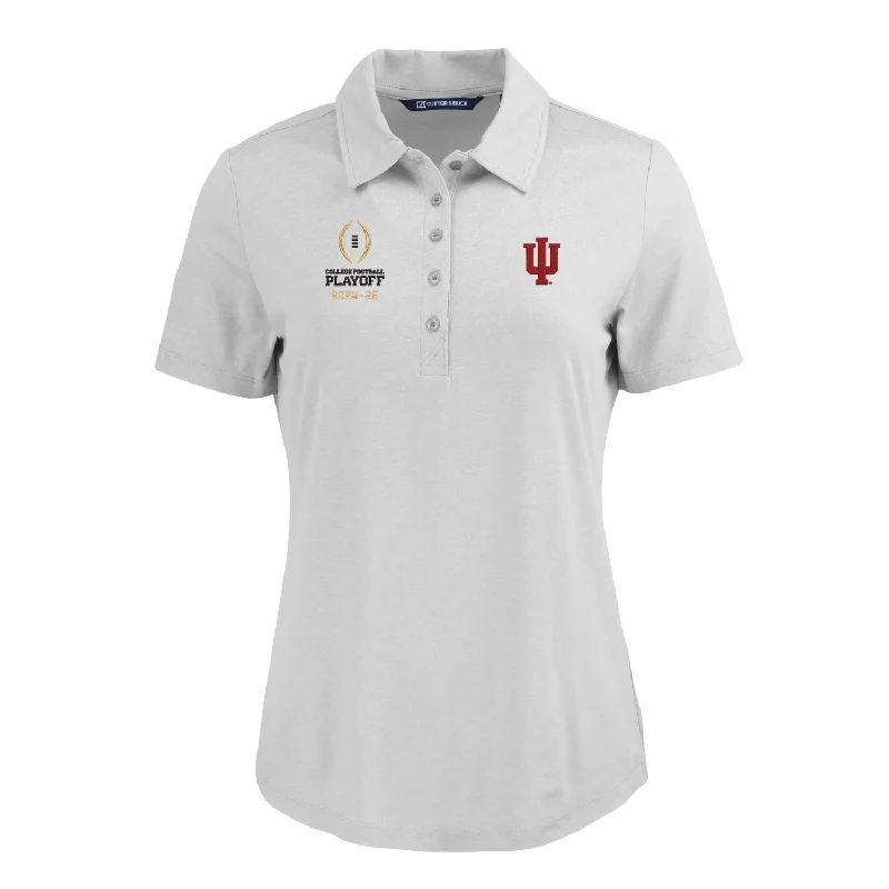 Football Jerseys For School Spirit Days-Indiana Hoosiers College Football Playoff Women's Grey Polo