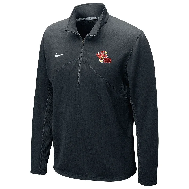 Custom Football Jerseys For School Competitions-BSU Cardinals Nike Men's Dancin' Charlie 1/4 Zip