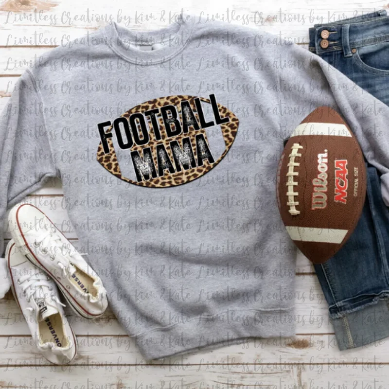 Custom Football Jerseys For Social Gatherings-Football Mama Shirt