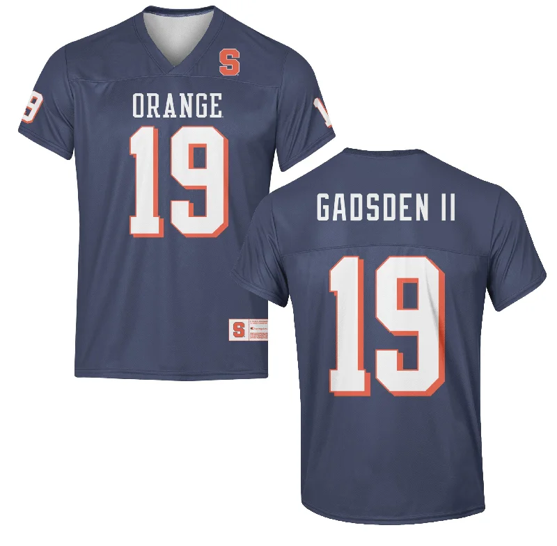 Football Jerseys For Fun & Leisure Activities-Champion Syracuse Oronde Gadsden II #19 Sublimated Football Jersey