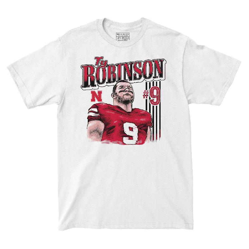 Personalized Football Jerseys For School Events-EXCLUSIVE RELEASE: Ty Robinson Classics White Tee