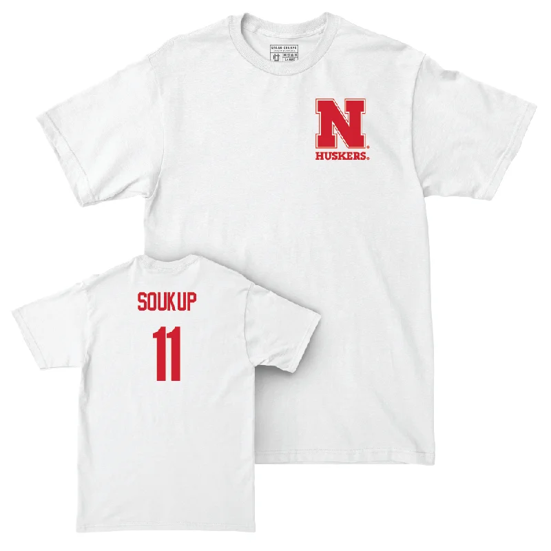 Football Jerseys For League Competitions-Football White Comfort Colors Tee  - Bode Soukup