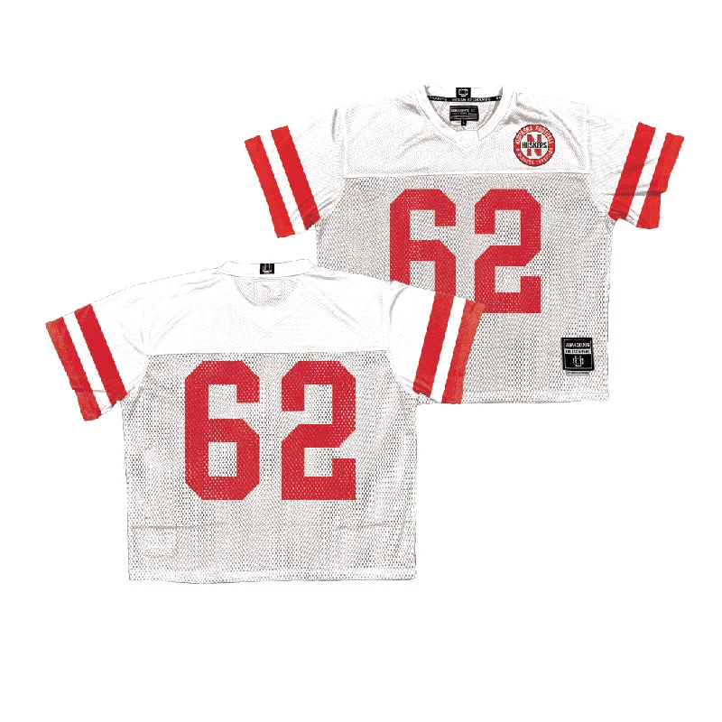 Personalized Football Jerseys For Tournaments-Nebraska Throwback Football Jersey - Sam Sledge