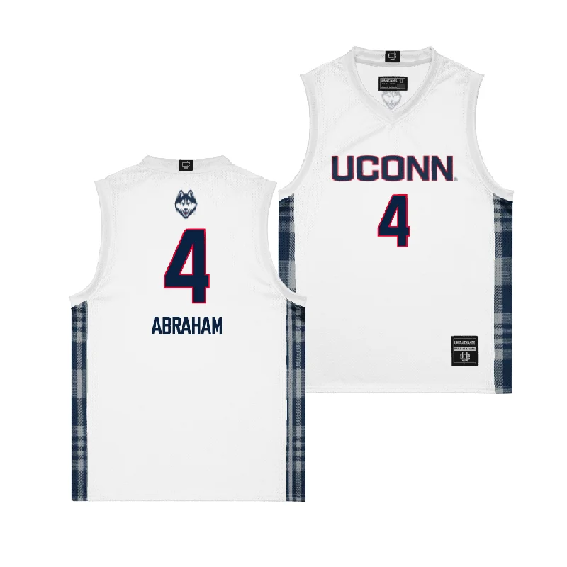 Personalized Basketball Jerseys For Alumni Teams-EXCLUSIVE: UConn Winter Edition Basketball Jersey - Isaiah Abraham