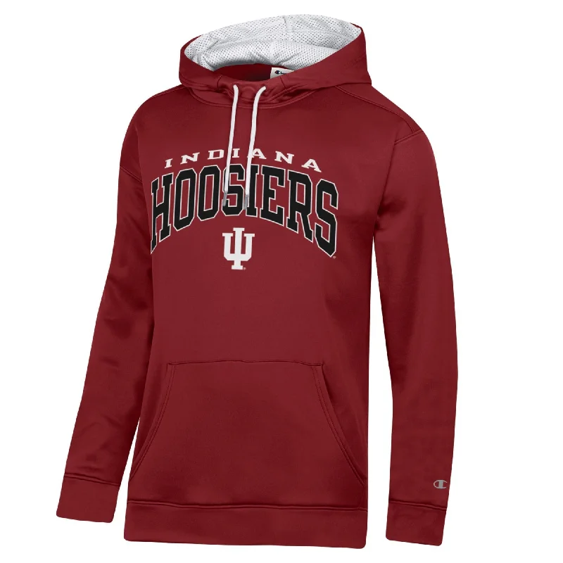 Personalized Football Jerseys For Event Recognition-Indiana Hoosiers Men's Champion Red Arch Hoodie