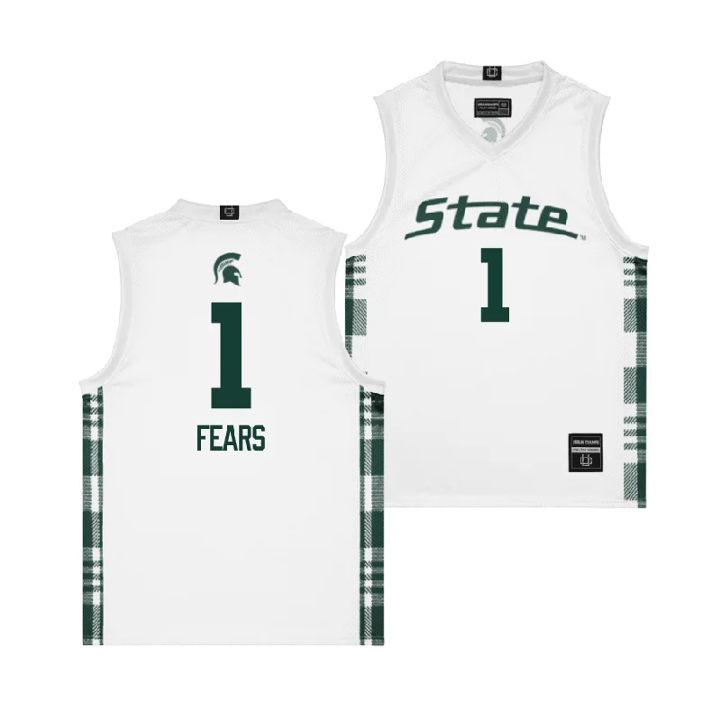 Personalized Basketball Jerseys For Group Orders-EXCLUSIVE: MSU Winter Edition Basketball Jersey  - Jeremy Fears