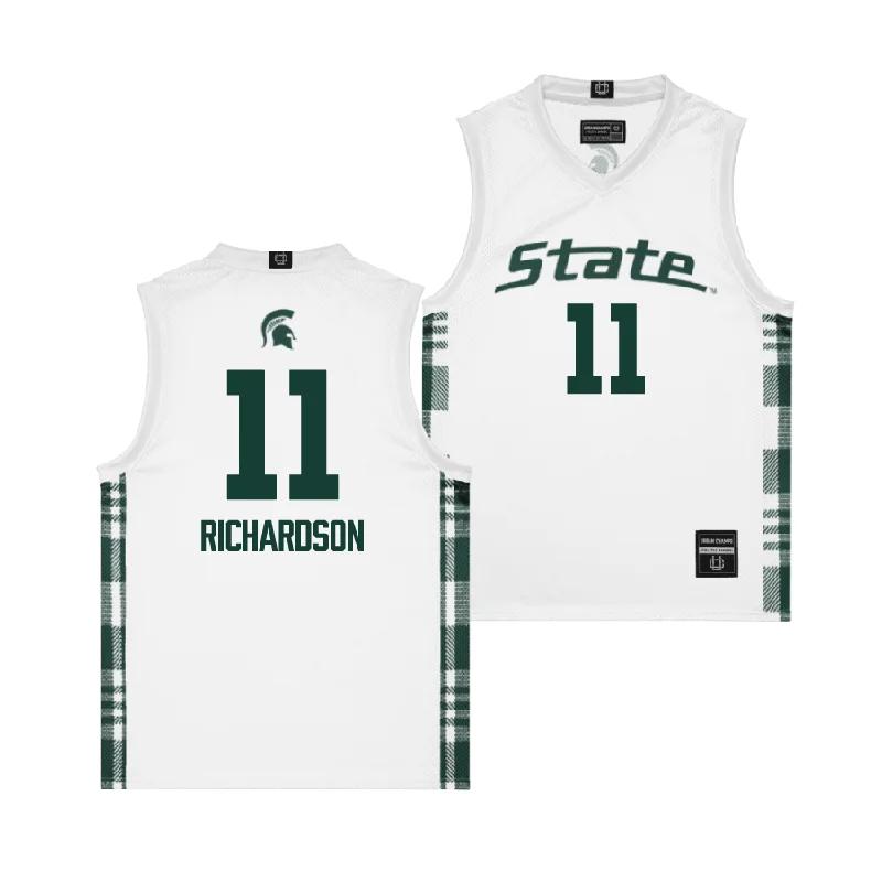 Basketball Jerseys For Youth & Junior Leagues-EXCLUSIVE: MSU Winter Edition Basketball Jersey  - Jase Richardson