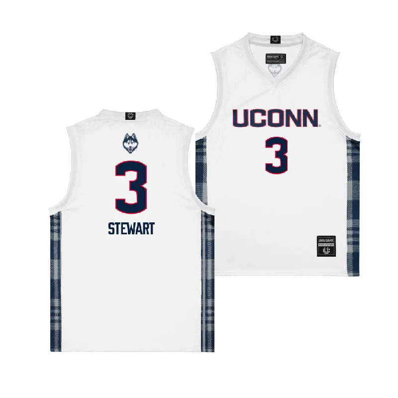 Personalized Basketball Jerseys For Local Supporters-EXCLUSIVE: UConn Winter Edition Basketball Jersey - Jaylin Stewart | #3