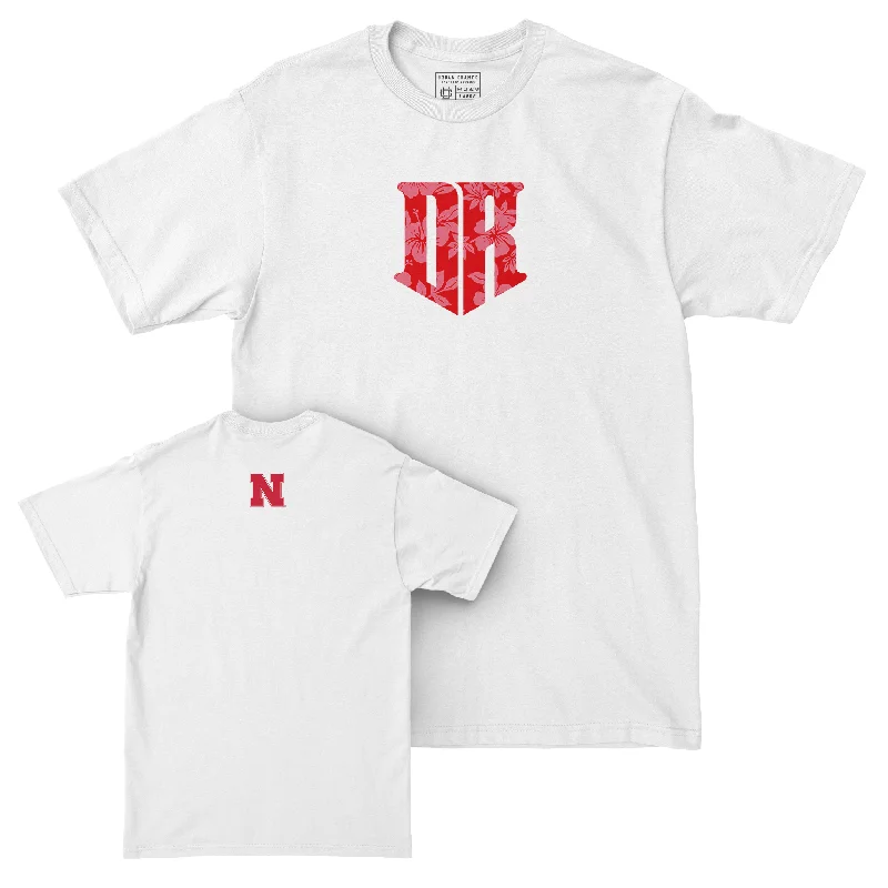 Football Jerseys With Custom Logos & Emblems-EXCLUSIVE RELEASE: Dylan Raiola Logo White Tee