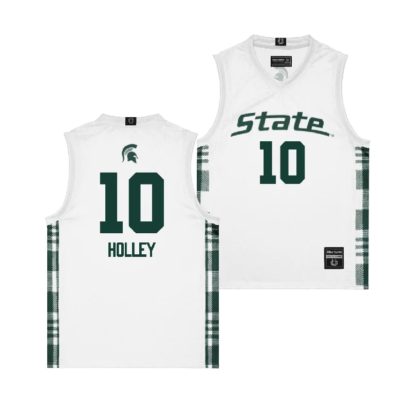 Custom Basketball Jerseys With Custom Sleeve Text-EXCLUSIVE: MSU Winter Edition Basketball Jersey  - Helen Holley